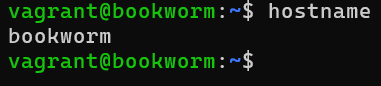 Default-virtuaalikoneen hostname
