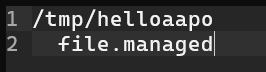Hello-moduulin init.sls-tiedosto